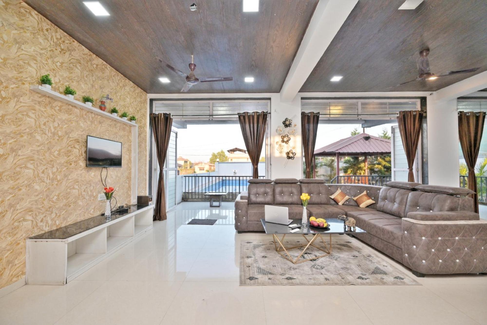 Ll Empyrean Stay Ll 4Bhk Ll Ac Ll Pool Ll Mystical Stone Villa Ll Лонавла Екстер'єр фото