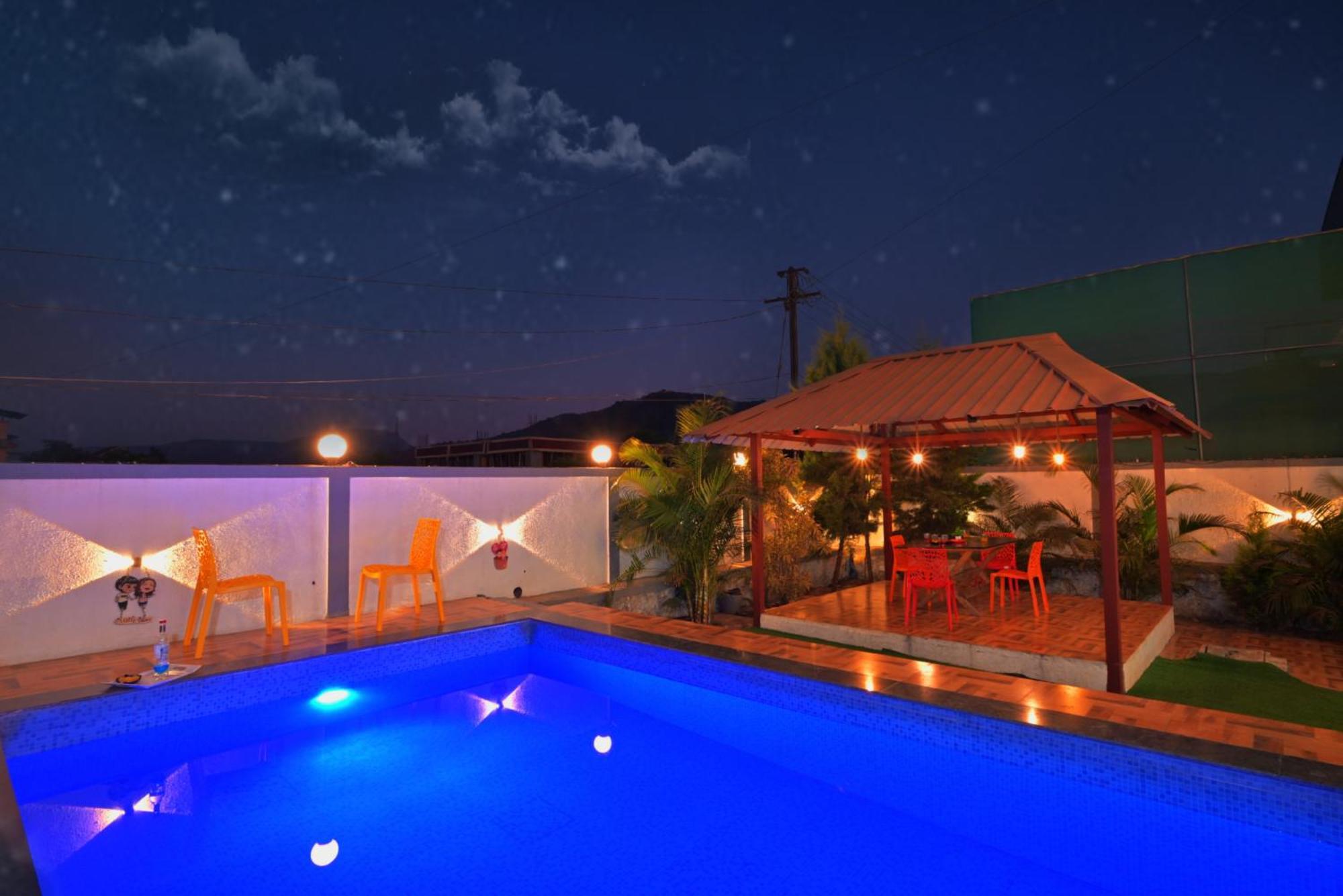 Ll Empyrean Stay Ll 4Bhk Ll Ac Ll Pool Ll Mystical Stone Villa Ll Лонавла Екстер'єр фото