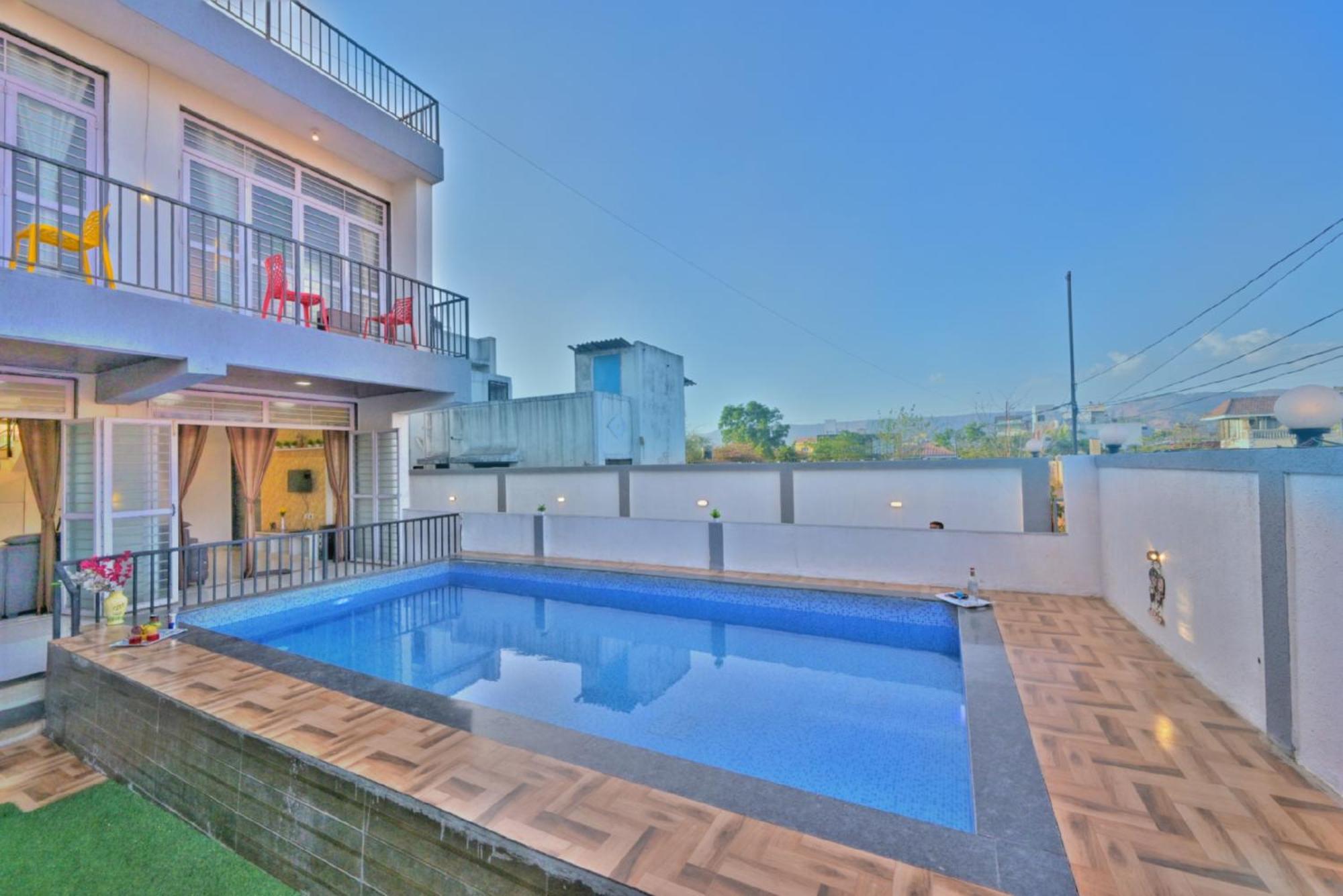 Ll Empyrean Stay Ll 4Bhk Ll Ac Ll Pool Ll Mystical Stone Villa Ll Лонавла Екстер'єр фото